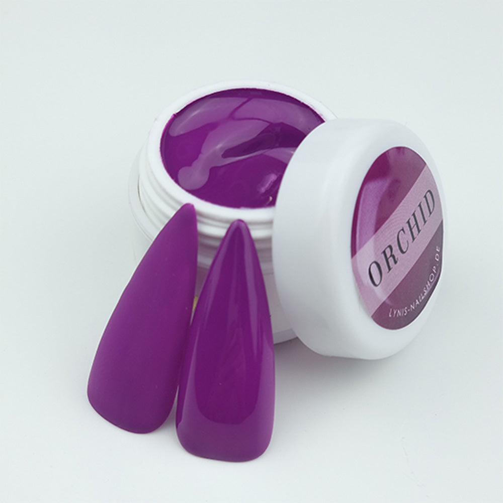 Farbgel Orchid 5ml Premium* für Nageldesign Nägel & Nagelstudios Farbgel Orchid 5ml Premium*, color gel, Farbe für Nägel, fuchsia, Gel Farben, Gelnägel Farbe, pink für Nägel im Nageldesign & Nagelstudios