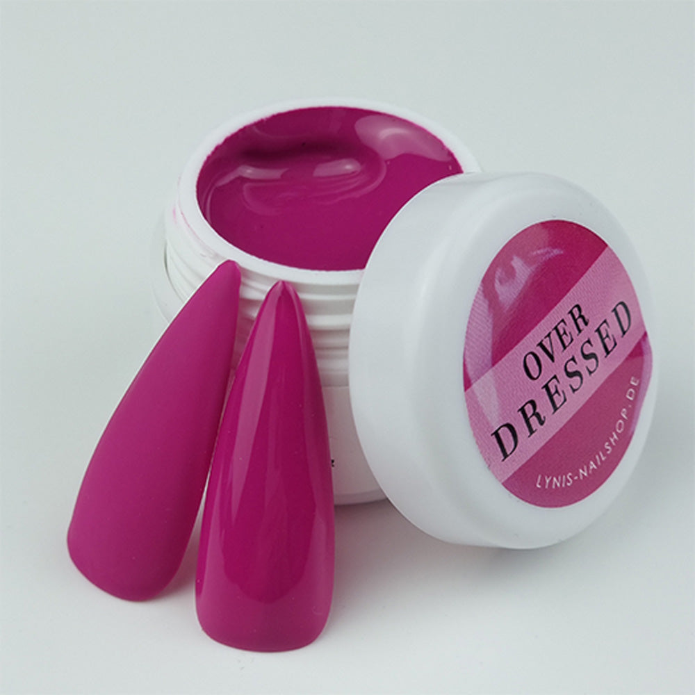 Farbgel Overdressed 5ml Premium* für Nageldesign Nägel & Nagelstudios Farbgel Overdressed 5ml Premium*, color gel, Farbe für Nägel, Gel Farben, Gelnägel Farbe, pink für Nägel im Nageldesign & Nagelstudios