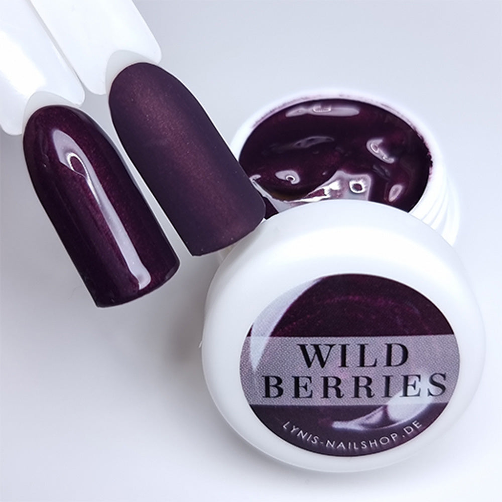 Farbgel Wild Berries 5ml Premium* für Nageldesign Nägel & Nagelstudios Farbgel Wild Berries 5ml Premium*, color gel, Farbe für Nägel, fuchsia, Gel Farben, Gelnägel Farbe, pink, schimmer für Nägel im Nageldesign & Nagelstudios