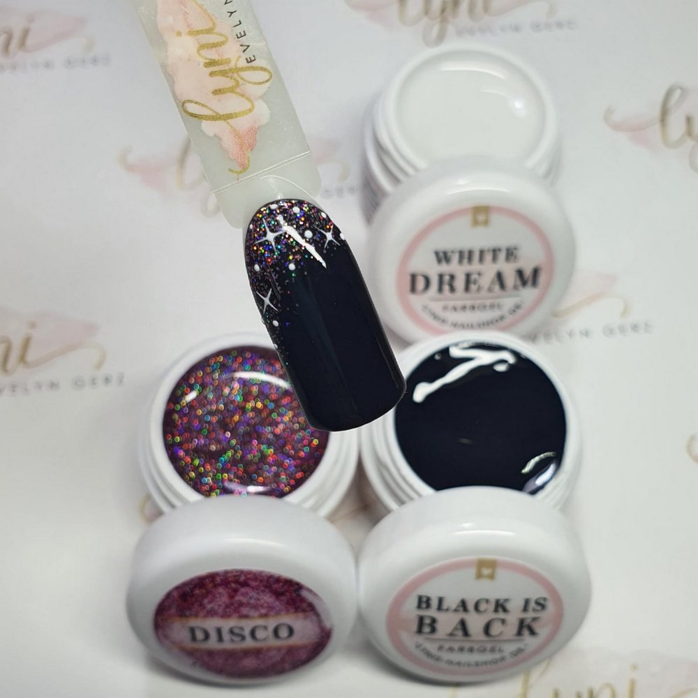 Farbgel Disco 5ml Premium* für Nageldesign Nägel & Nagelstudios Farbgel Disco 5ml Premium*, color gel, effektgel, Farbe für Nägel, Gel Farben, Gelnägel Farbe, Glitter Gel, Glitzergel, holo, pink für Nägel im Nageldesign & Nagelstudios