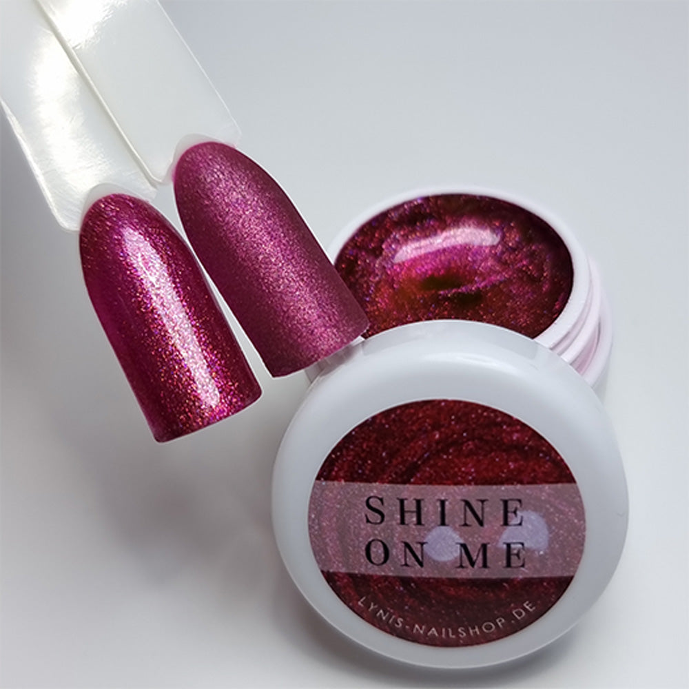 Farbgel Shine On Me 5ml Premium* für Nageldesign Nägel & Nagelstudios Farbgel Shine On Me 5ml Premium*, Color Gel, Colour Gel, cremig, Farbgel, glimmer, glitzer, pink, premium, Schimmer für Nägel im Nageldesign & Nagelstudios