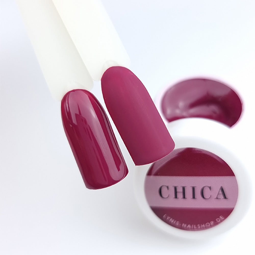 Farbgel Chica 5ml Premium* für Nageldesign Nägel & Nagelstudios Farbgel Chica 5ml Premium*, color gel, Farbe für Nägel, fuchsia, Gel Farben, Gelnägel Farbe, pink für Nägel im Nageldesign & Nagelstudios