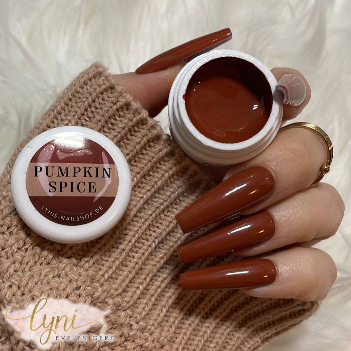 Farbgel Pumpkin Spice 5ml Premium* für Nageldesign Nägel & Nagelstudios Farbgel Pumpkin Spice 5ml Premium*, color gel, colour gel, Farbe für Nägel, Gel Farben, Gelnägel Farbe für Nägel im Nageldesign & Nagelstudios