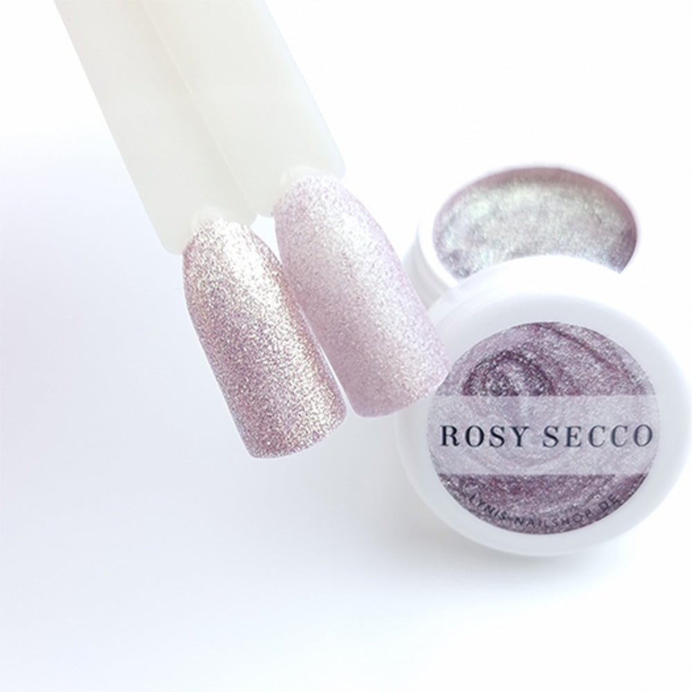 Farbgel Rosy Secco 5ml Premium* für Nageldesign Nägel & Nagelstudios Farbgel Rosy Secco 5ml Premium*, color gel, Farbe für Nägel, Gel Farben, Gelnägel Farbe, glitter, glitzer, gold, rose für Nägel im Nageldesign & Nagelstudios