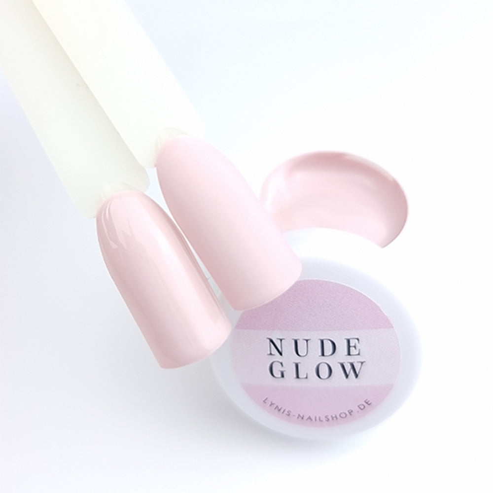 Farbgel Nude Glow 5ml Premium* für Nageldesign Nägel & Nagelstudios Farbgel Nude Glow 5ml Premium*, color gel, colour gel, farbgel, frabe, glimmer, gold, hautfarben, nude, rosa, schimmer für Nägel im Nageldesign & Nagelstudios