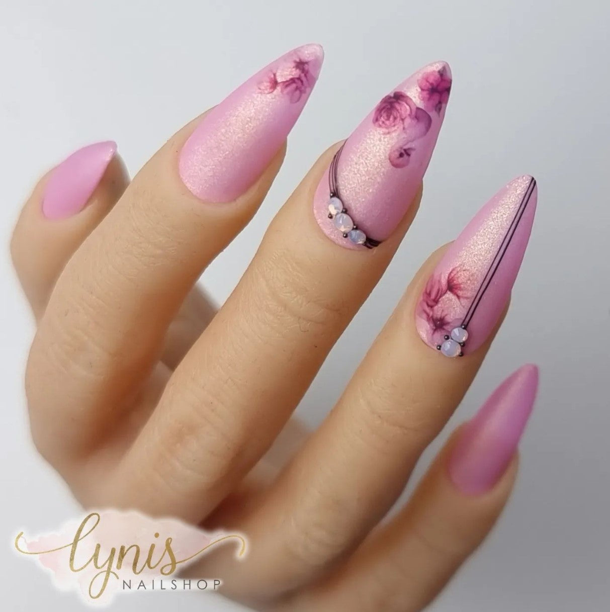 Farbgel Spring Rose 5ml Premium* für Nageldesign Nägel & Nagelstudios Farbgel Spring Rose 5ml Premium*, color gel, Farbe für Nägel, Gel Farben, Gelnägel Farbe, rosa, schimmer für Nägel im Nageldesign & Nagelstudios