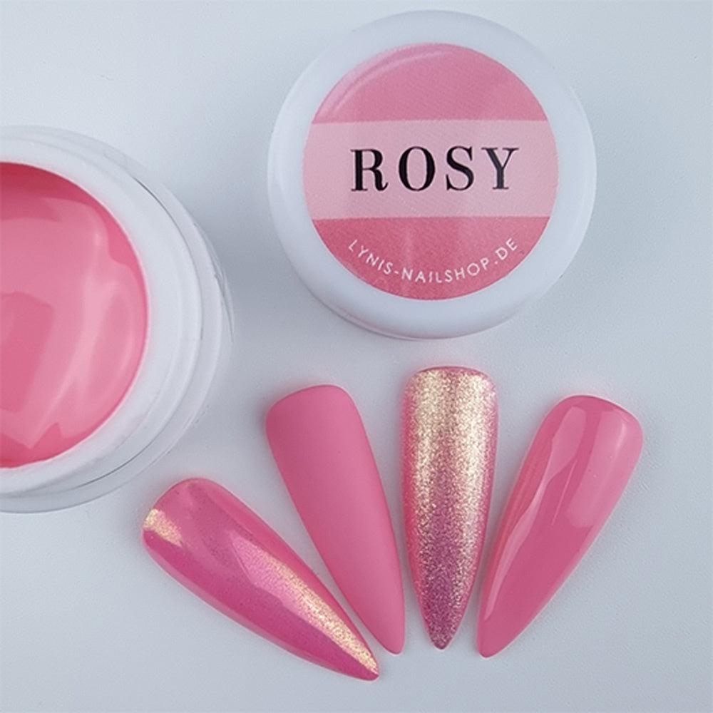 Farbgel Rosy 5ml Premium* für Nageldesign Nägel & Nagelstudios Farbgel Rosy 5ml Premium*, color gel, Farbe für Nägel, Gel Farben, Gelnägel Farbe, rosa für Nägel im Nageldesign & Nagelstudios