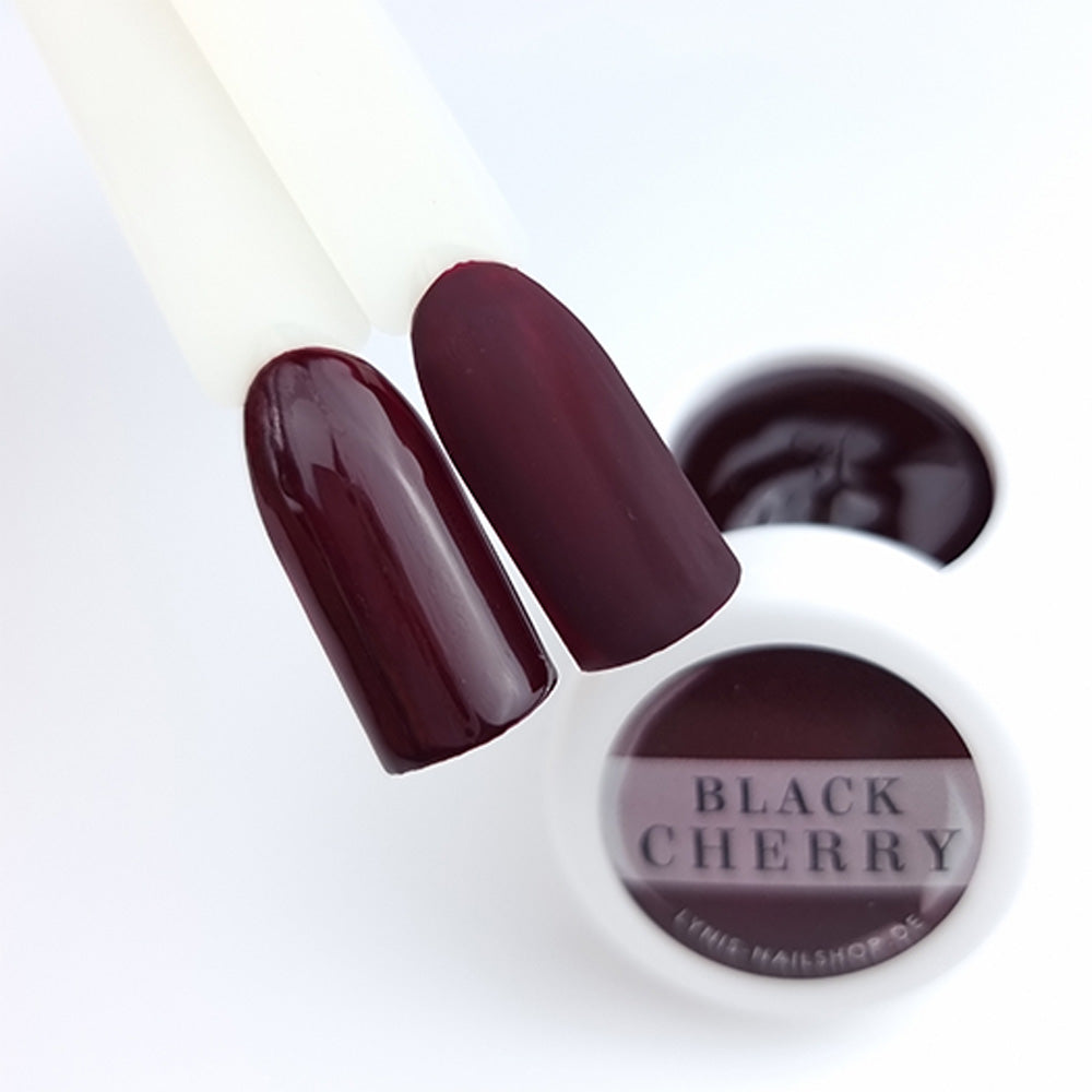 Farbgel Black Cherry 5ml Premium* für Nageldesign Nägel & Nagelstudios Farbgel Black Cherry 5ml Premium*, color gel, Farbe für Nägel, Gel Farben, Gelnägel Farbe, rot für Nägel im Nageldesign & Nagelstudios