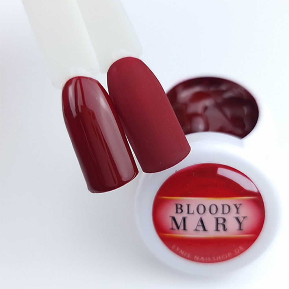 Farbgel Bloody Mary 5ml Premium* für Nageldesign Nägel & Nagelstudios Farbgel Bloody Mary 5ml Premium*, color gel, Farbe für Nägel, Gel Farben, Gelnägel Farbe, rot für Nägel im Nageldesign & Nagelstudios