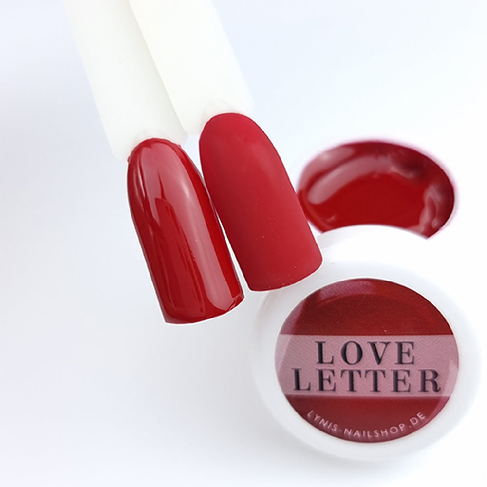 Farbgel Loveletter 5ml Premium* für Nageldesign Nägel & Nagelstudios Farbgel Loveletter 5ml Premium*, color gel, Farbe für Nägel, Gel Farben, Gelnägel Farbe, rot für Nägel im Nageldesign & Nagelstudios