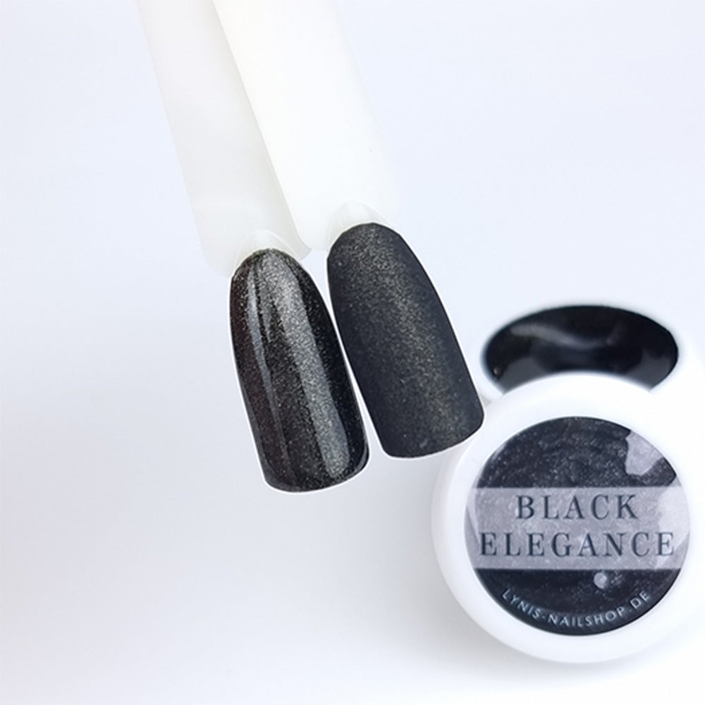 Farbgel Black Elegance 5ml Premium* für Nageldesign Nägel & Nagelstudios Farbgel Black Elegance 5ml Premium*, color gel, colour gel, Farbe für Nägel, Gel Farben, Gelnägel Farbe für Nägel im Nageldesign & Nagelstudios