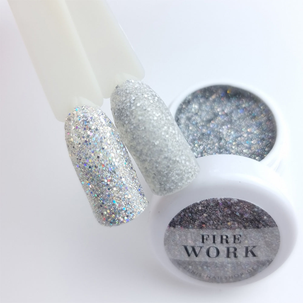 Farbgel Firework 5ml Premium* für Nageldesign Nägel & Nagelstudios Farbgel Firework 5ml Premium*, color gel, effektgel, Farbe für Nägel, Gel Farben, Gelnägel Farbe, Glitter Gel, Glitzergel, holo, silber für Nägel im Nageldesign & Nagelstudios