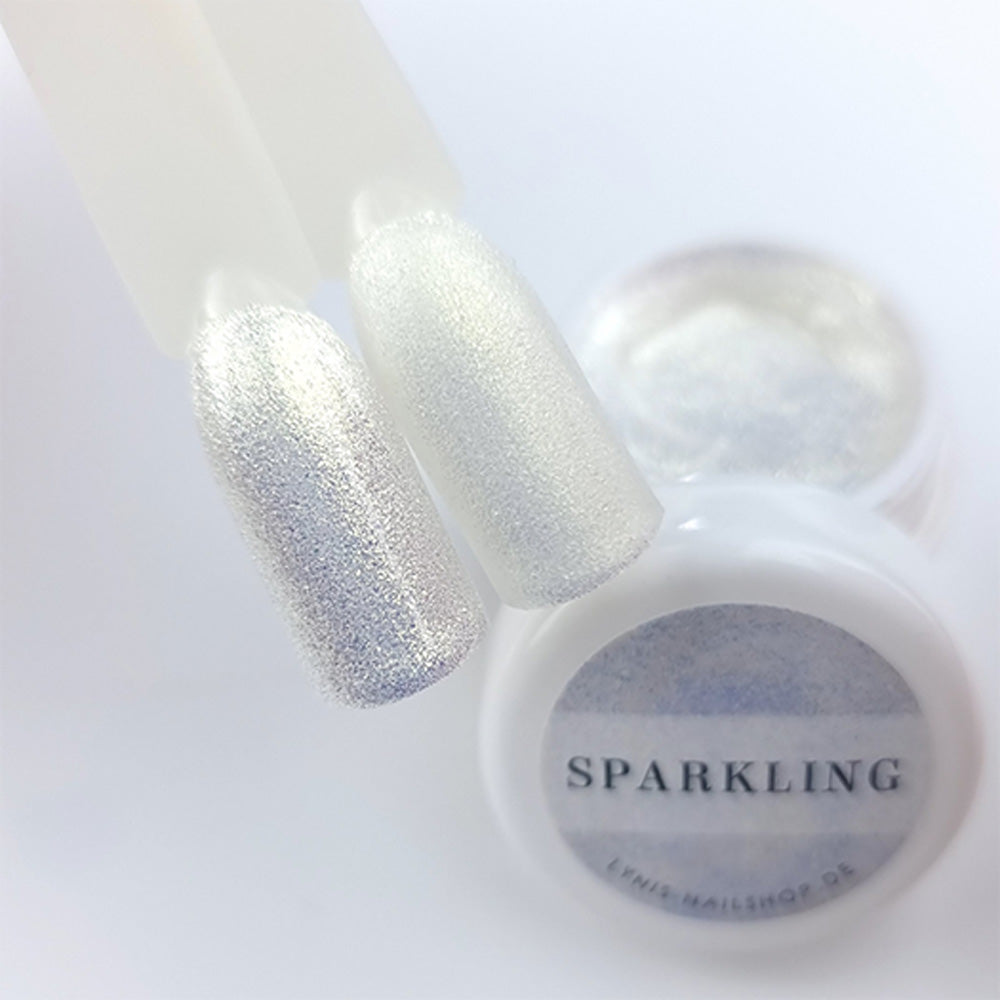 Farbgel Sparkling 5ml Premium* für Nageldesign Nägel & Nagelstudios Farbgel Sparkling 5ml Premium*, blau, Color Gel, Colour Gel, cremig, Farbgel, glimmer, glitzer, gold, premium, Schimmer, silber, weiß für Nägel im Nageldesign & Nagelstudios