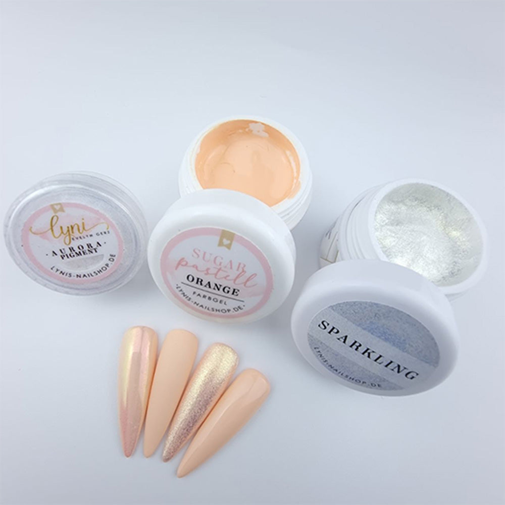 Sugar Pastell Orange · Farbgel 5ml für Nageldesign Nägel & Nagelstudios Sugar Pastell Orange · Farbgel 5ml, color gel, Farbe für Nägel, Gel Farben, Gelnägel Farbe für Nägel im Nageldesign & Nagelstudios
