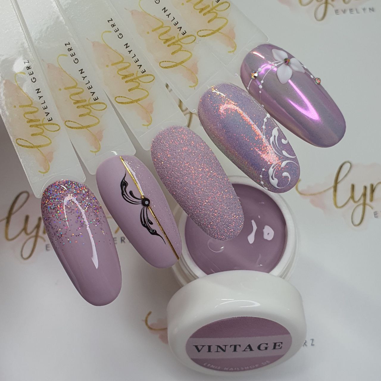 Farbgel Vintage 5ml Premium* für Nageldesign Nägel & Nagelstudios Farbgel Vintage 5ml Premium*, color gel, Farbe für Nägel, Gel Farben, Gelnägel Farbe, rosa für Nägel im Nageldesign & Nagelstudios