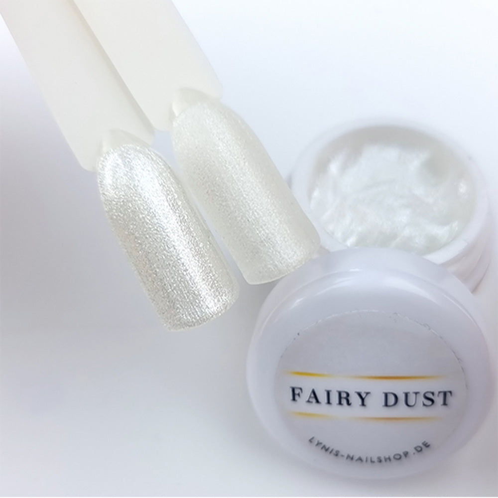 Farbgel Fairy Dust 5ml Premium* für Nageldesign Nägel & Nagelstudios Farbgel Fairy Dust 5ml Premium*, color gel, effektgel, Farbe für Nägel, Gel Farben, Gelnägel Farbe, Glitter Gel, Glitzergel, weiß, white für Nägel im Nageldesign & Nagelstudios