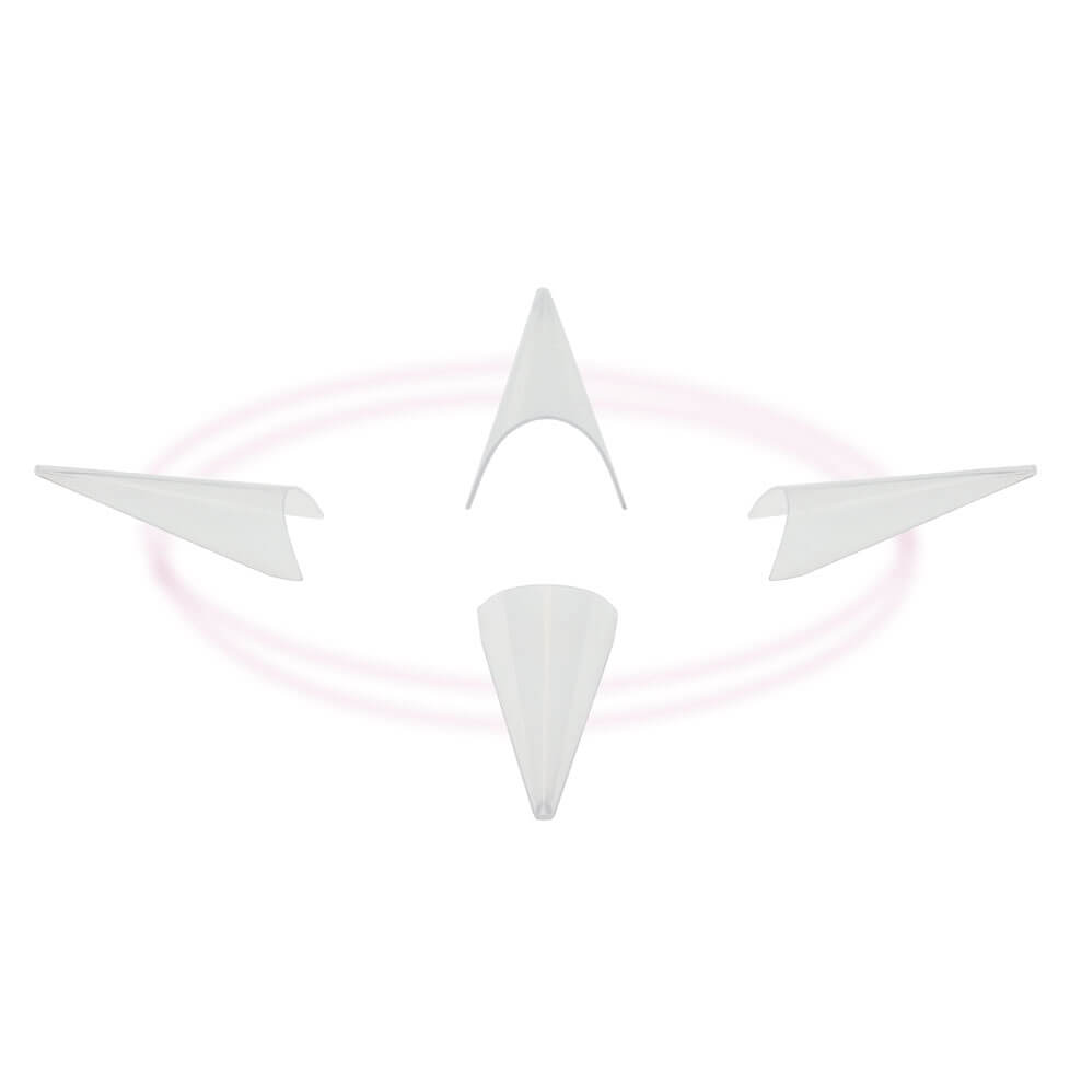 Stiletto · Tips Clear · Nachfüllpack 500 Stück für Nageldesign Nägel & Nagelstudios Stiletto · Tips Clear · Nachfüllpack 500 Stück, Verlängerung für Nägel im Nageldesign & Nagelstudios