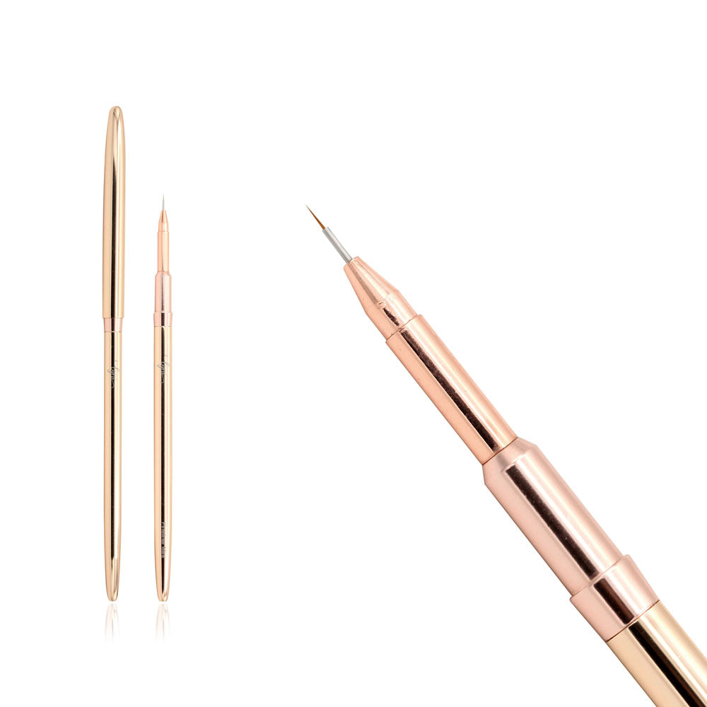 Fineliner Pinsel Rosegold · Mini für Nageldesign Nägel & Nagelstudios Fineliner Pinsel Rosegold · Mini, Design Pinsel, feine linien für Nägel im Nageldesign & Nagelstudios