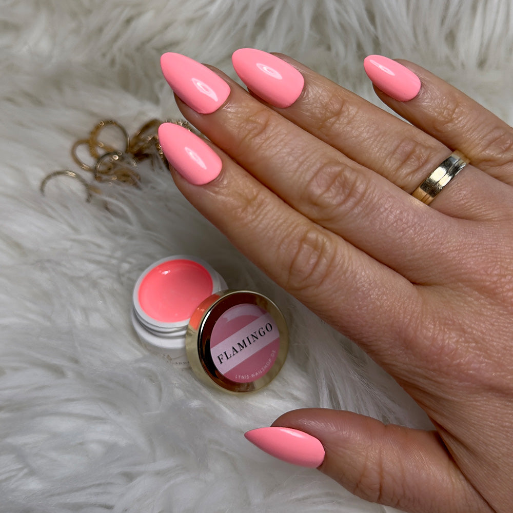 Farbgel Flamingo 5ml Premium* für Nageldesign Nägel & Nagelstudios Farbgel Flamingo 5ml Premium*, color gel, Farbe für Nägel, Gel Farben, Gelnägel Farbe, pink für Nägel im Nageldesign & Nagelstudios