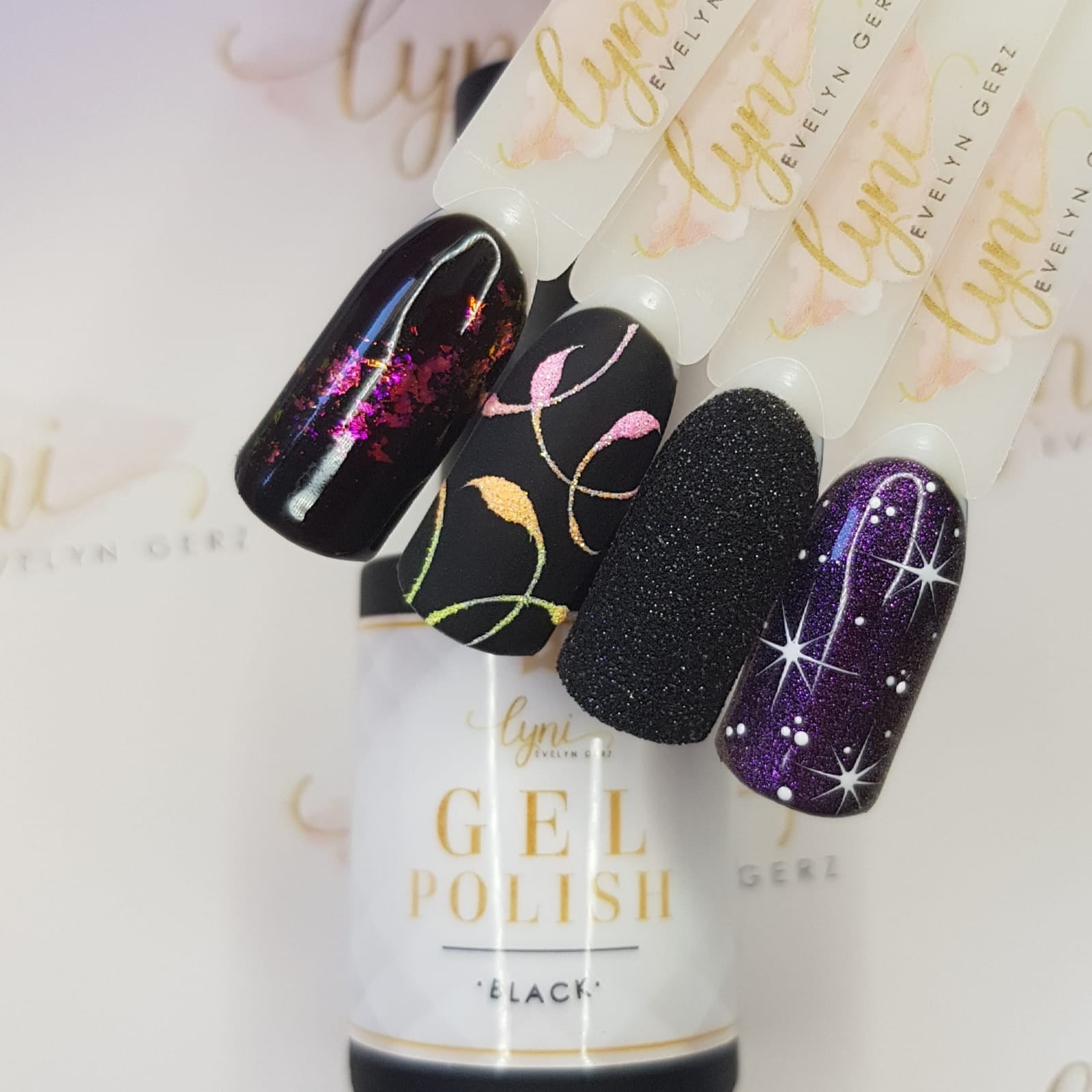 Shellac · Black 7,3ml für Nageldesign Nägel & Nagelstudios Shellac · Black 7,3ml, gel polish, gellack, nail polish, schwarz, shellac black, uv lack für Nägel im Nageldesign & Nagelstudios