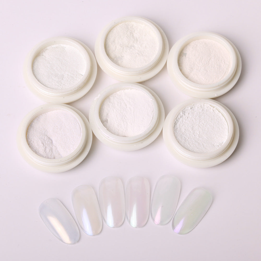 Aurora Pigment Set für Nageldesign Nägel & Nagelstudios Aurora Pigment Set, Aurora Pigment, Muschel Pigment, puder, Pulver für Nägel im Nageldesign & Nagelstudios