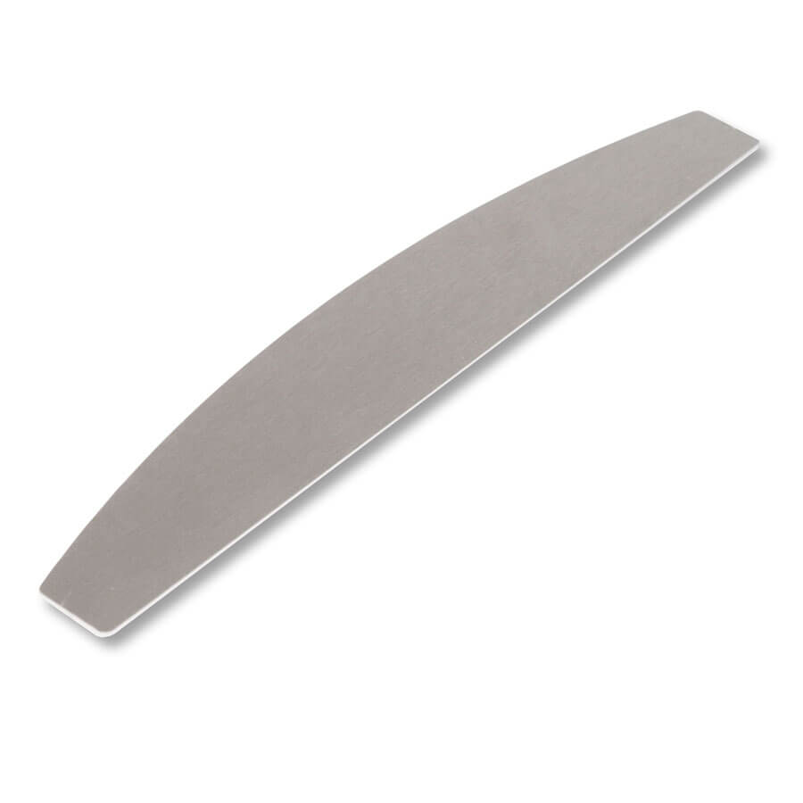 Edelstahl Board Halbmond 0,6mm für Nageldesign Nägel & Nagelstudios Edelstahl Board Halbmond 0,6mm, Feilen Board, Metallboard für Nägel im Nageldesign & Nagelstudios
