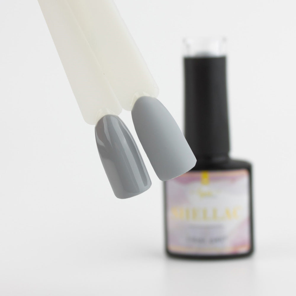 Shellac · Light Grey 7,3ml für Nageldesign Nägel & Nagelstudios Shellac · Light Grey 7,3ml, gel polish, gellack, grau, hell grau, nail polish, uv lack für Nägel im Nageldesign & Nagelstudios