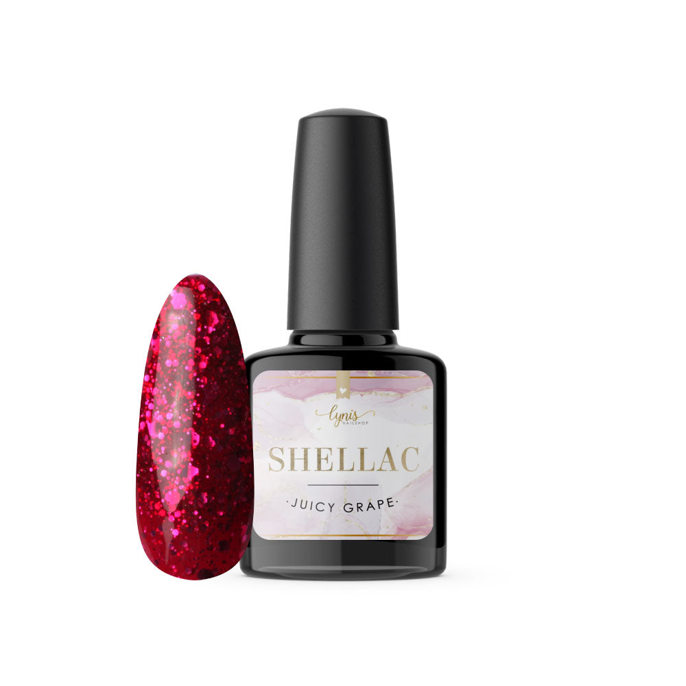 Shellac · Juicy Grape · 7,3ml für Nageldesign Nägel & Nagelstudios Shellac · Juicy Grape · 7,3ml, gel polish, gellack, nail polish, uv lack für Nägel im Nageldesign & Nagelstudios