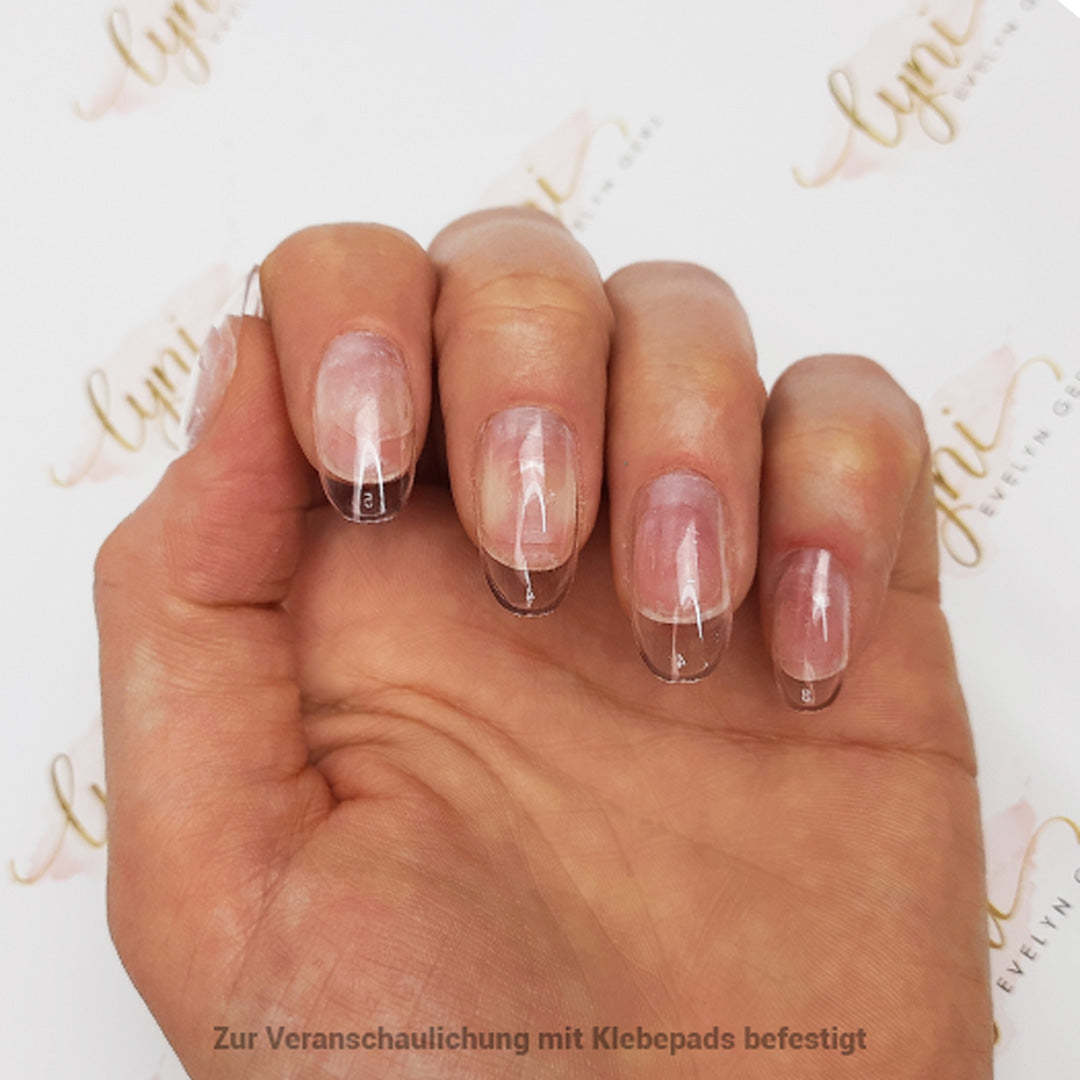 Rund Kurz · Clear · Press On Tips für Nageldesign Nägel & Nagelstudios Rund Kurz · Clear · Press On Tips,  für Nägel im Nageldesign & Nagelstudios
