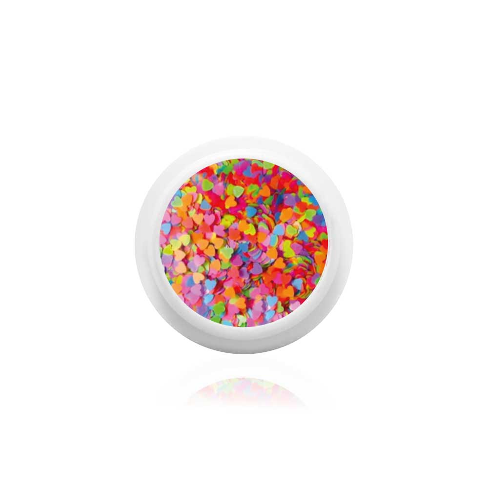 NailArt Konfetti | Herzen für Nageldesign Nägel & Nagelstudios NailArt Konfetti | Herzen, bunt, Deko, einleger, kleine herzen, Kreise, Nageldesign, Nail Art, Nailart für Nägel im Nageldesign & Nagelstudios