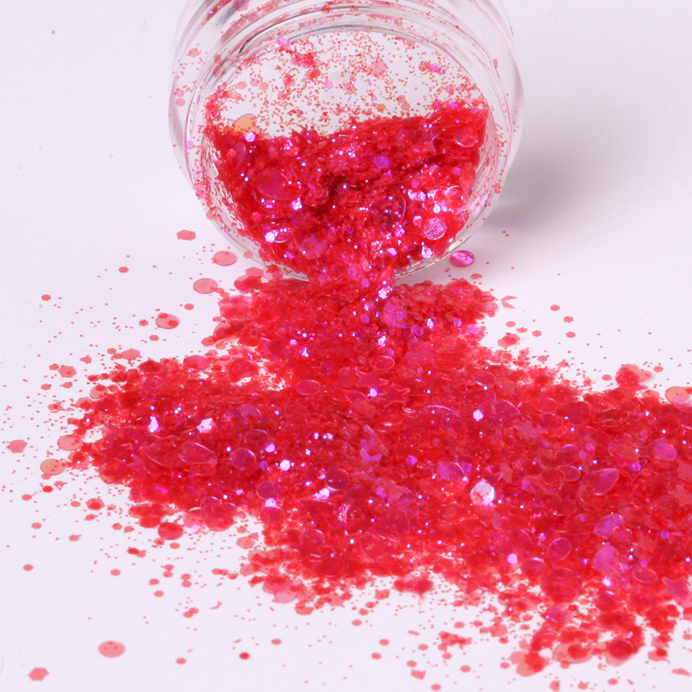 Sweet Heart · Magenta - Glitter für Nageldesign Nägel & Nagelstudios Sweet Heart · Magenta - Glitter, coral, farbliches Glitzer, glimmer, glitter für Nägel im Nageldesign & Nagelstudios
