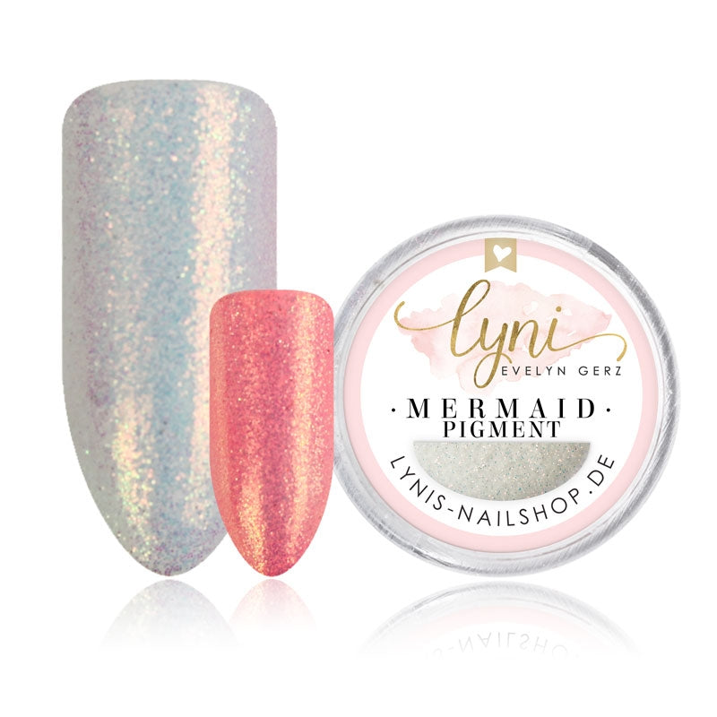 Mermaid Pigment für Nageldesign Nägel & Nagelstudios Mermaid Pigment, glimmer, glitter, glitzer, Meerjungfrauen Puder, Pulver für Nägel im Nageldesign & Nagelstudios
