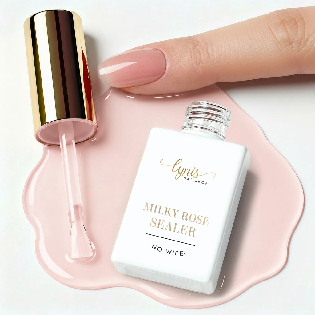 Milky Rose Sealer · No Wipe · 10ml* Milky Rose Sealer · No Wipe · 10ml*
