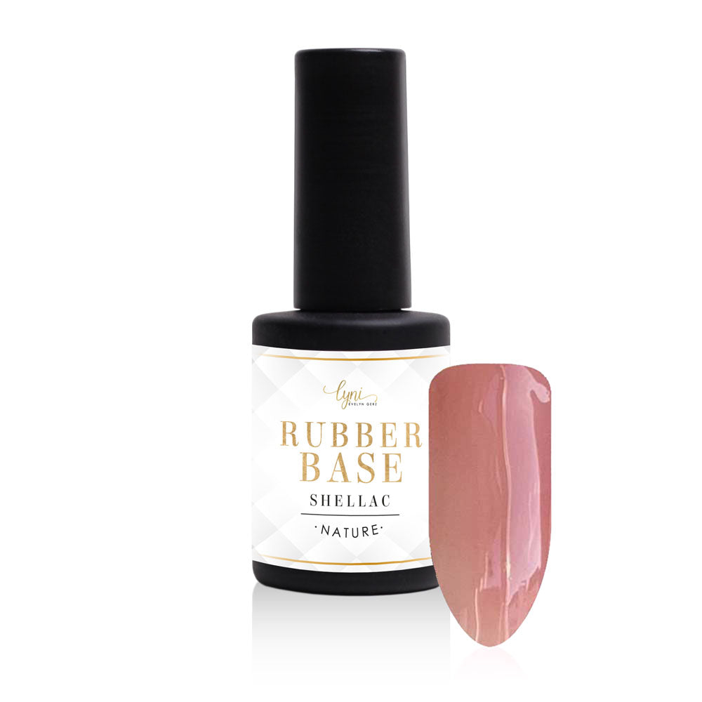 Shellac · Rubber Base · Nature 7,3ml für Nageldesign Nägel & Nagelstudios Shellac · Rubber Base · Nature 7,3ml, Base Gel, flexibles Aufbaugel, gel polish, gellack, Grundiergel, Haftgel, make up, nail polish, nude, uv lack für Nägel im Nageldesign & Nagelstudios
