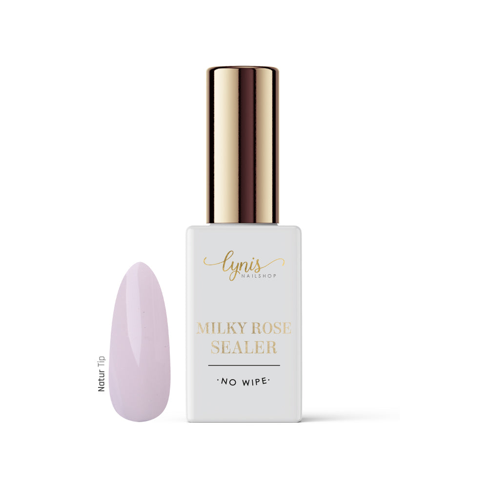Milky Rose Sealer · No Wipe · 10ml* für Nageldesign Nägel & Nagelstudios Milky Rose Sealer · No Wipe · 10ml*, glanz Versiegler, milchiger versiegler, Rosa, Top Coat, Versiegelungsgel, Versiegler, versiegler für Babyboomer für Nägel im Nageldesign & Nagelstudios