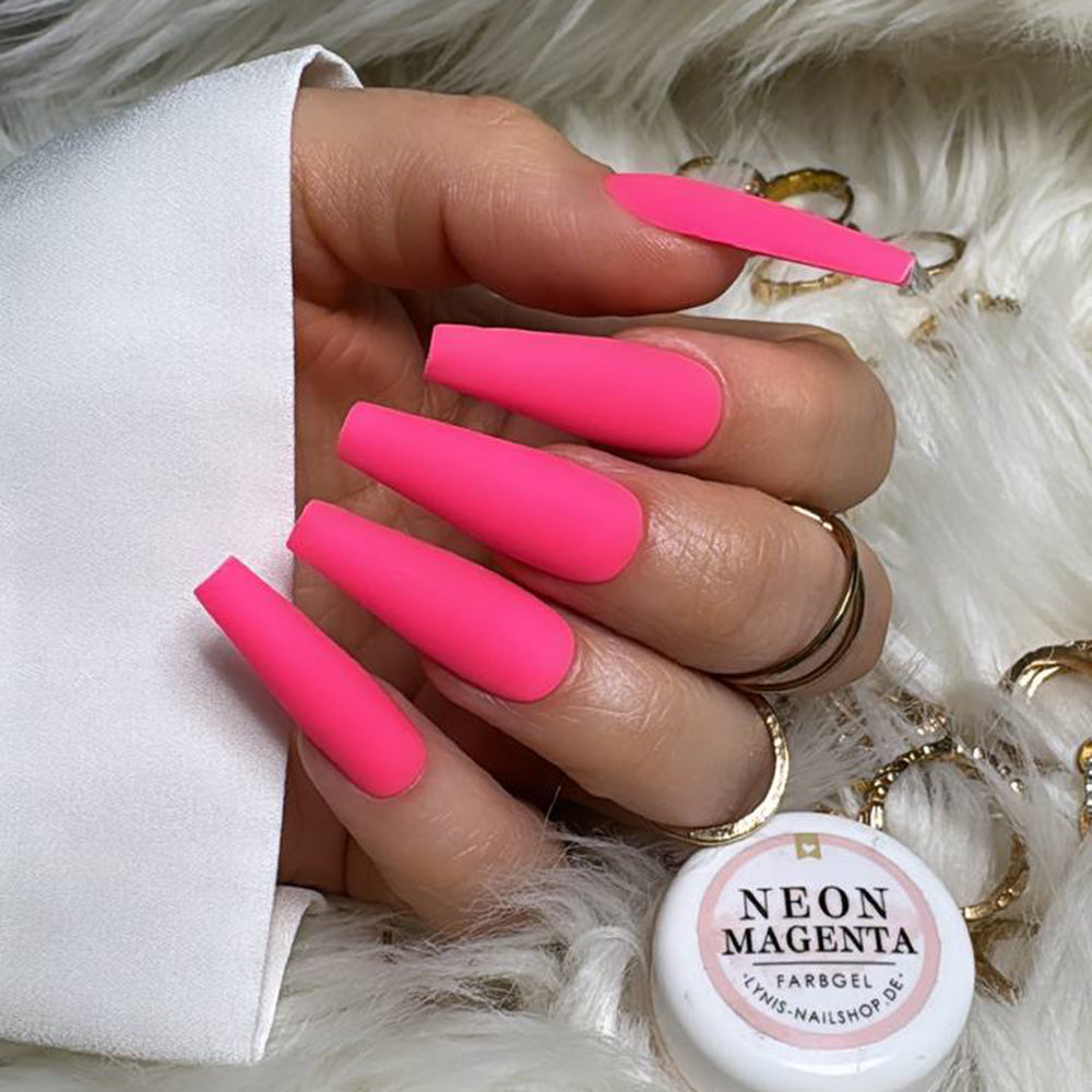 Neon Magenta · Dekogel 5ml** für Nageldesign Nägel & Nagelstudios Neon Magenta · Dekogel 5ml**, deko, dekogel, farbe, farbgel, fuchsia, gel, leuchtend, magenta, pink für Nägel im Nageldesign & Nagelstudios