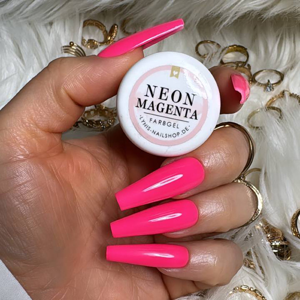 Neon Magenta · Dekogel 5ml** für Nageldesign Nägel & Nagelstudios Neon Magenta · Dekogel 5ml**, deko, dekogel, farbe, farbgel, fuchsia, gel, leuchtend, magenta, pink für Nägel im Nageldesign & Nagelstudios