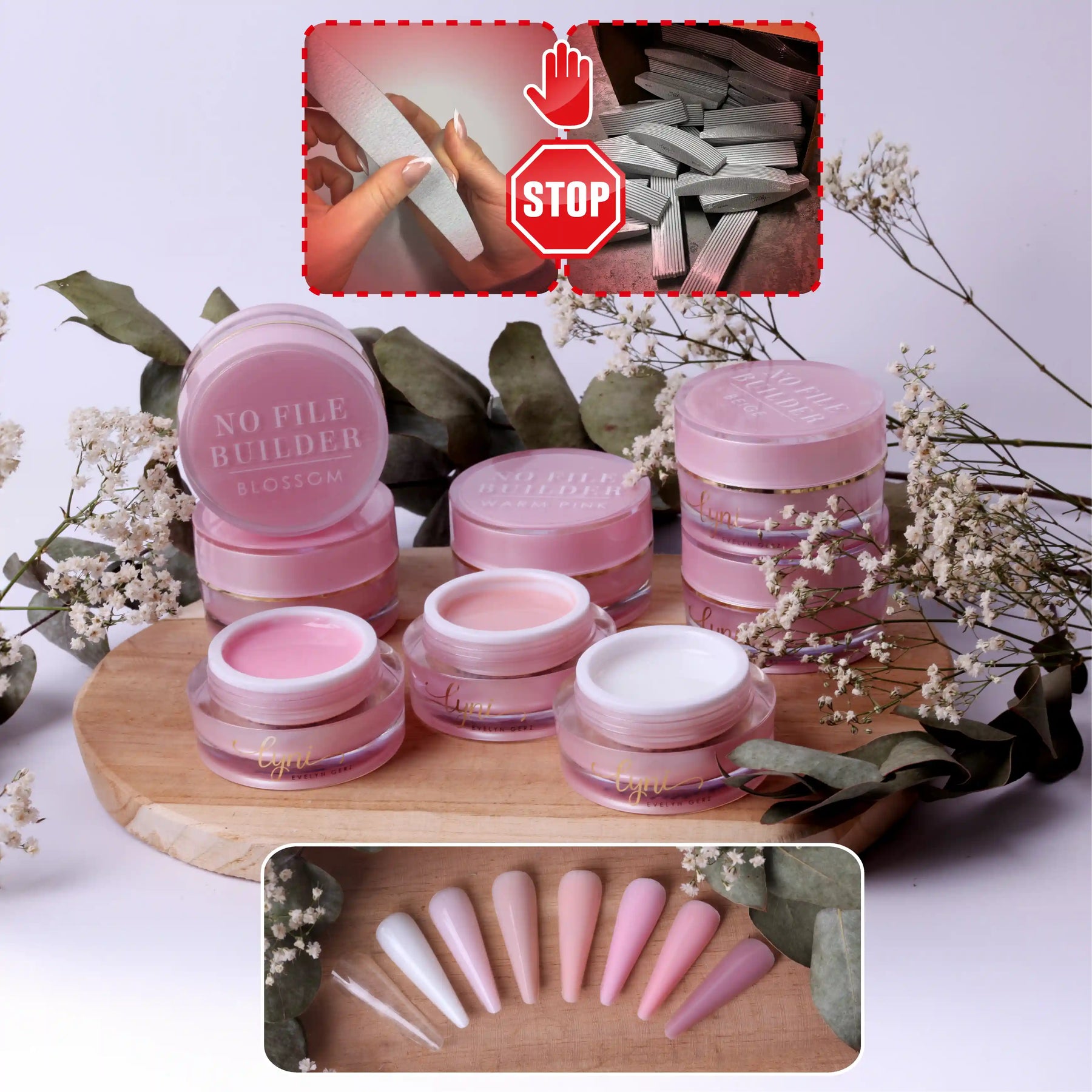 No File Gel Spar-Set · Nägel OHNE lästiges Feilen! für Nageldesign Nägel & Nagelstudios No File Gel Spar-Set · Nägel OHNE lästiges Feilen!, no file set, nofile, remove-atc für Nägel im Nageldesign & Nagelstudios