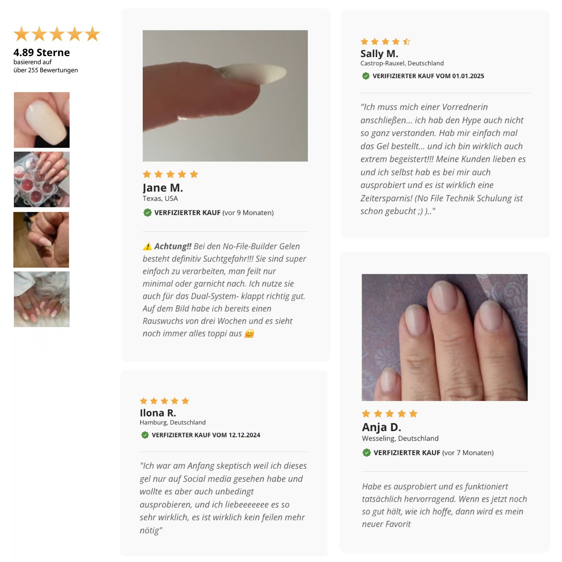 No File Gel Spar-Set · Nägel OHNE lästiges Feilen! für Nageldesign Nägel & Nagelstudios No File Gel Spar-Set · Nägel OHNE lästiges Feilen!, no file set, nofile, remove-atc für Nägel im Nageldesign & Nagelstudios