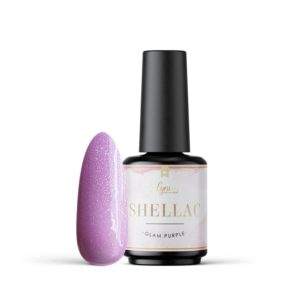 Shellac · Glam Purple 7,3ml für Nageldesign Nägel & Nagelstudios Shellac · Glam Purple 7,3ml, gel polish, gellack, glimmer, glitter, glitzer, lila, nail polish, rosa, uv lack für Nägel im Nageldesign & Nagelstudios