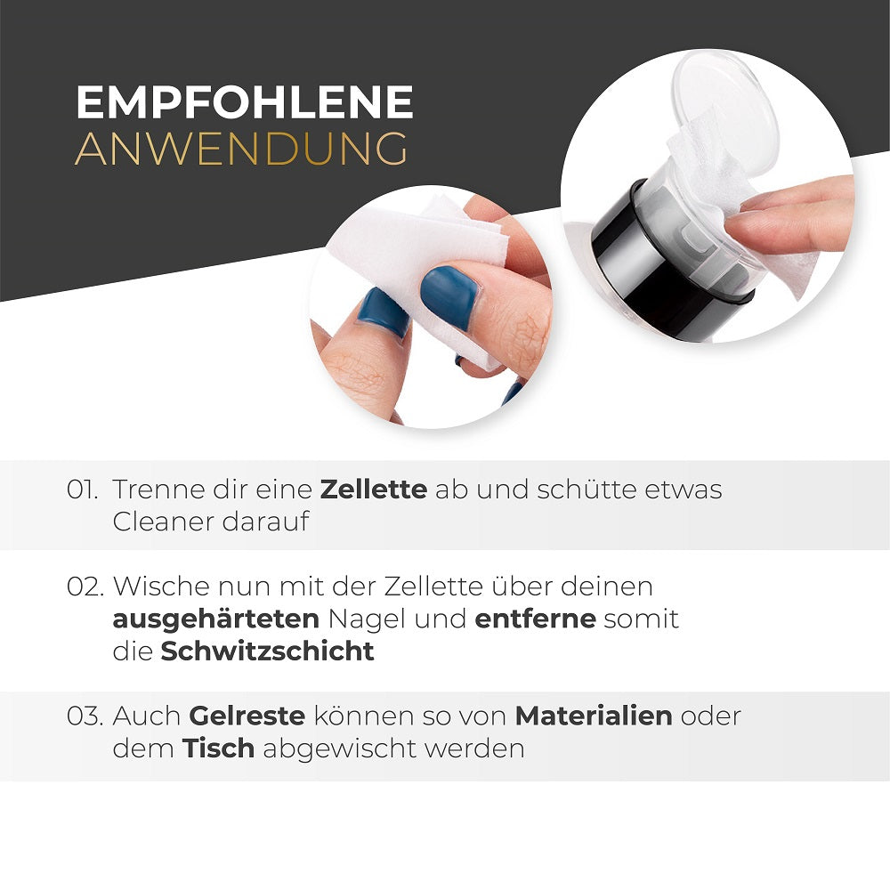 Zelletten auf Rolle fusselfrei für Nageldesign Nägel & Nagelstudios Zelletten auf Rolle fusselfrei, abwischen, cleaner, lohmann, Papier tücher, rauscher, reinigung für Nägel im Nageldesign & Nagelstudios