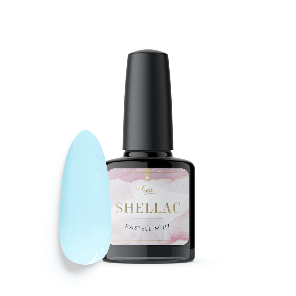 Shellac · Pastell Mint 7,3ml für Nageldesign Nägel & Nagelstudios Shellac · Pastell Mint 7,3ml, gel polish, gellack, mint, nail polish, uv lack für Nägel im Nageldesign & Nagelstudios