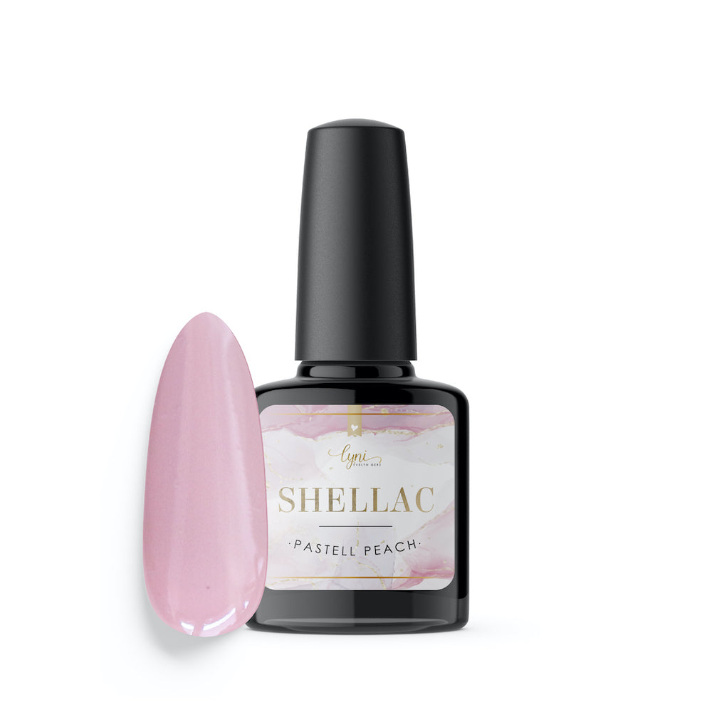 Shellac · Pastell Peach 7,3ml für Nageldesign Nägel & Nagelstudios Shellac · Pastell Peach 7,3ml, gel polish, gellack, nail polish, uv lack für Nägel im Nageldesign & Nagelstudios