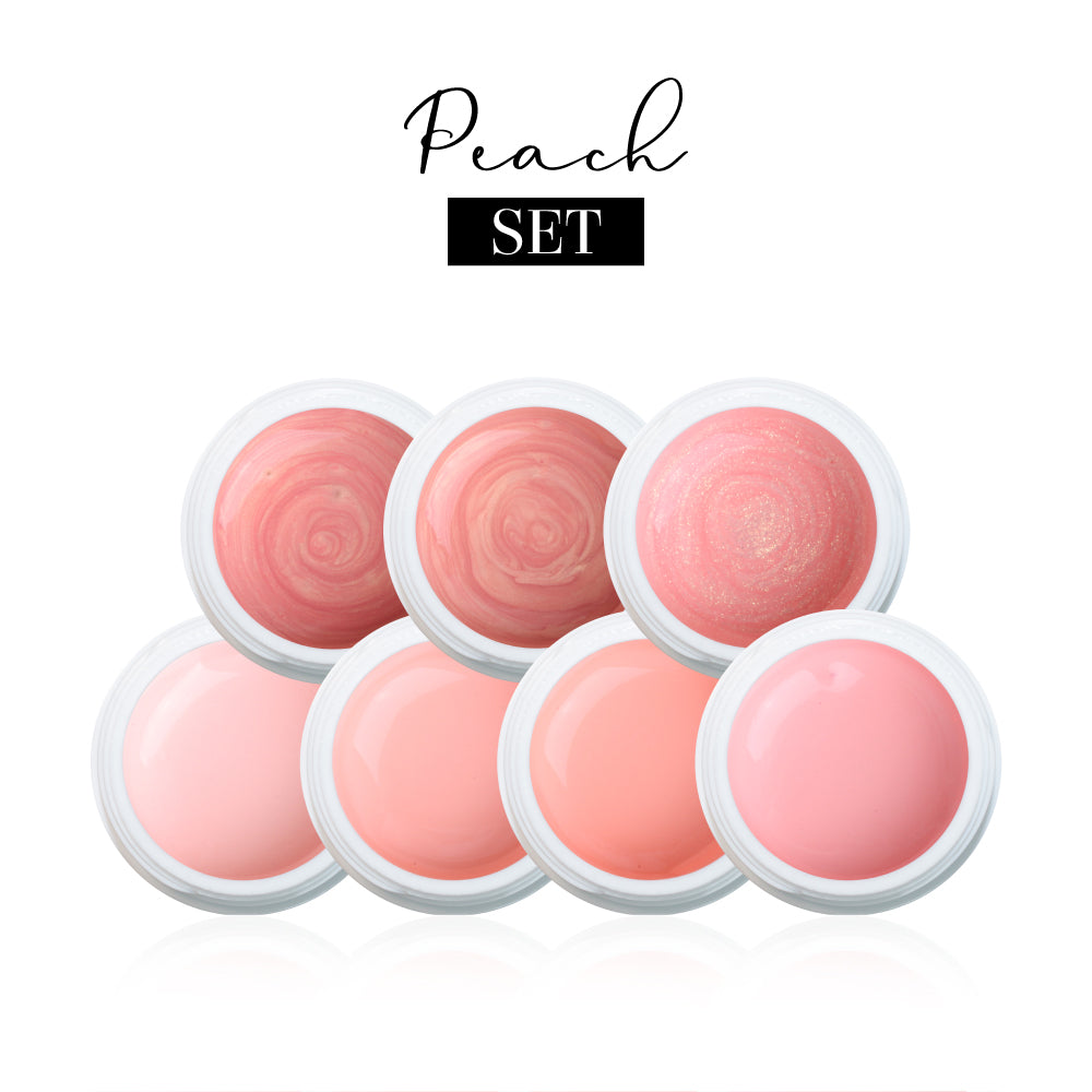 Farbgel Peach Frühlings-Set* für Nageldesign Nägel & Nagelstudios Farbgel Peach Frühlings-Set*, Color Gel, Colour Gel, cremig, Farbgel, Peach, premium für Nägel im Nageldesign & Nagelstudios