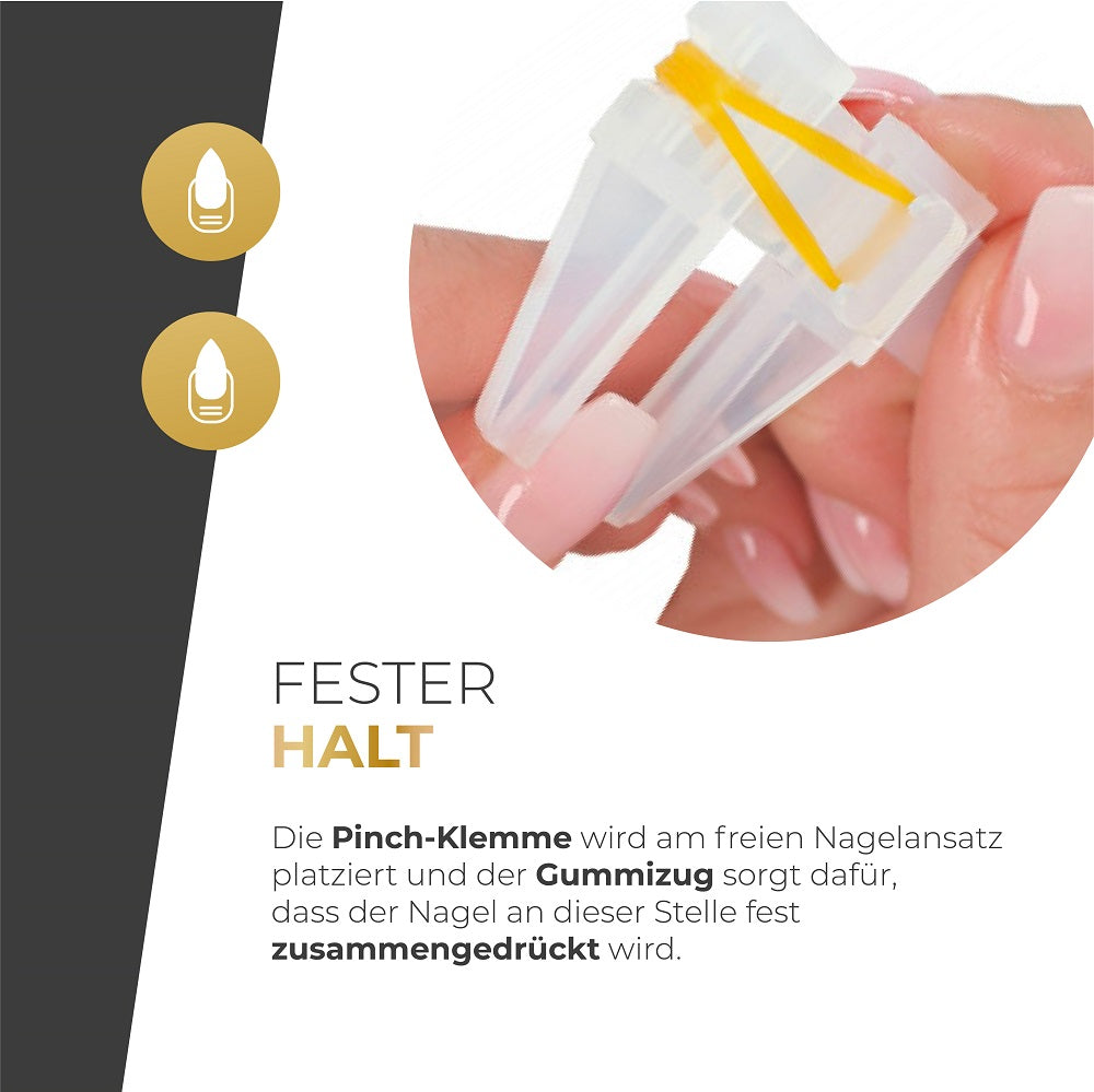 Pinch Klemme · clear für Nageldesign Nägel & Nagelstudios Pinch Klemme · clear, klar, klemme, Nagelklemme für Nägel im Nageldesign & Nagelstudios