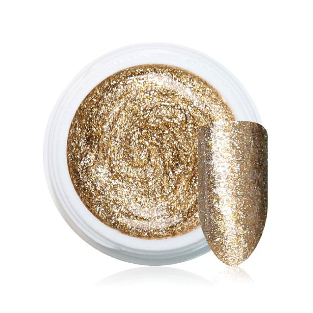 Chrom Gold · Farbgel 5ml* für Nageldesign Nägel & Nagelstudios Chrom Gold · Farbgel 5ml*, color gel, effektgel, Farbe für Nägel, Gel Farben, Gelnägel Farbe, Glitter Gel, Glitzergel für Nägel im Nageldesign & Nagelstudios