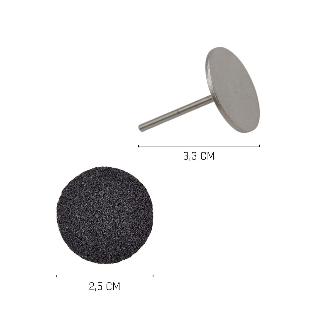 Pododisc Bit + 50 Schleifaufkleber für Nageldesign Nägel & Nagelstudios Pododisc Bit + 50 Schleifaufkleber, abtragen, bit, kreis, kürzen, scheibe für Nägel im Nageldesign & Nagelstudios
