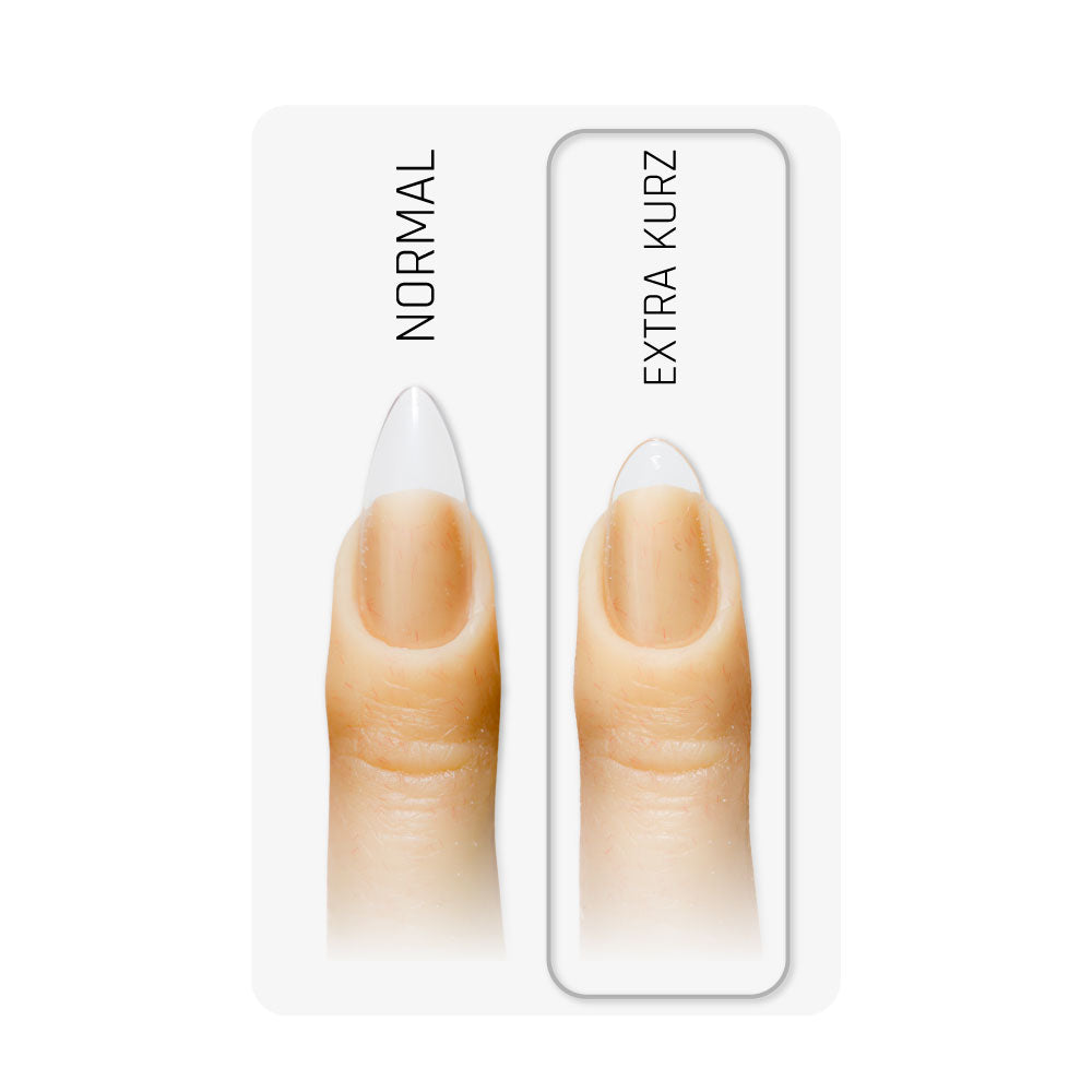 Mandel extra kurz · Clear · Press On Tips für Nageldesign Nägel & Nagelstudios Mandel extra kurz · Clear · Press On Tips, almond, aufdrück Nägel, click it tips, durchsichtig, klar, press on nails, press on nägel für Nägel im Nageldesign & Nagelstudios