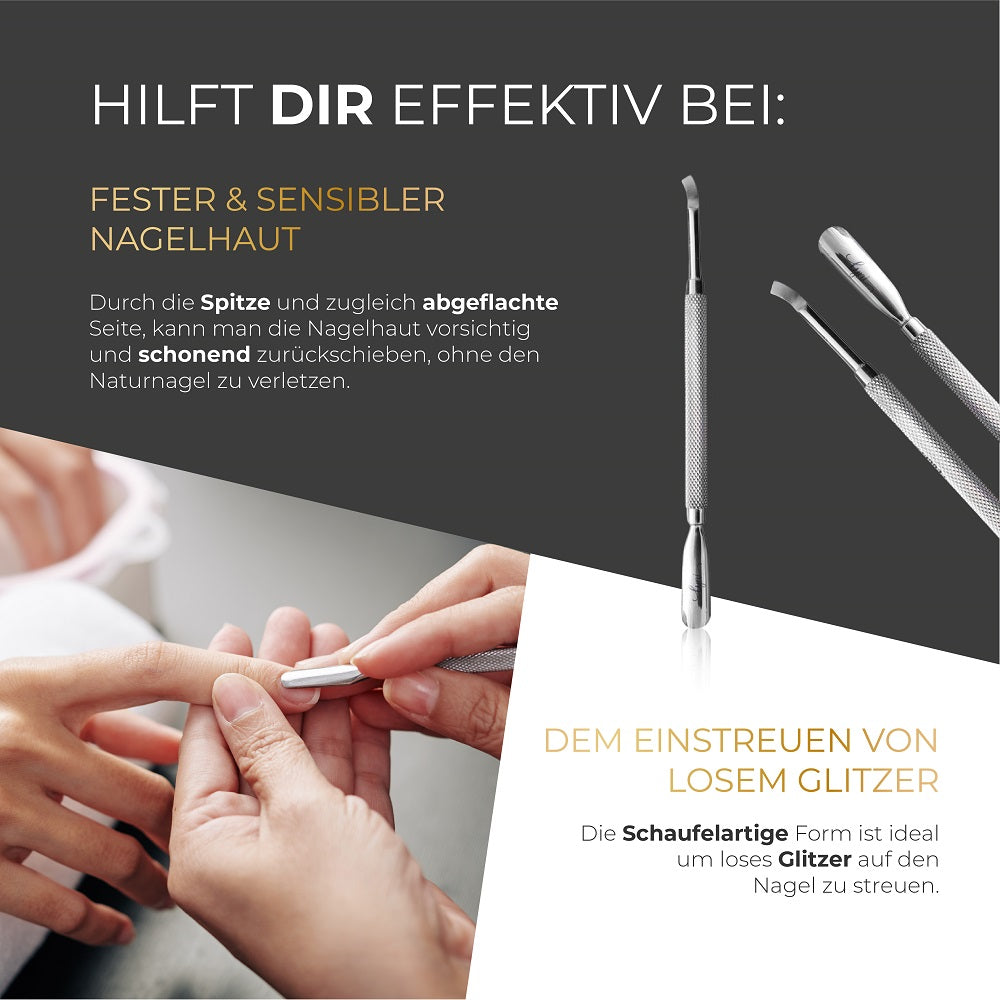Pro Pusher Nagelhautschieber Rose für Nageldesign Nägel & Nagelstudios Pro Pusher Nagelhautschieber Rose, entferner, Nagelhaut, rosenholzstäbchen, schieber für Nägel im Nageldesign & Nagelstudios