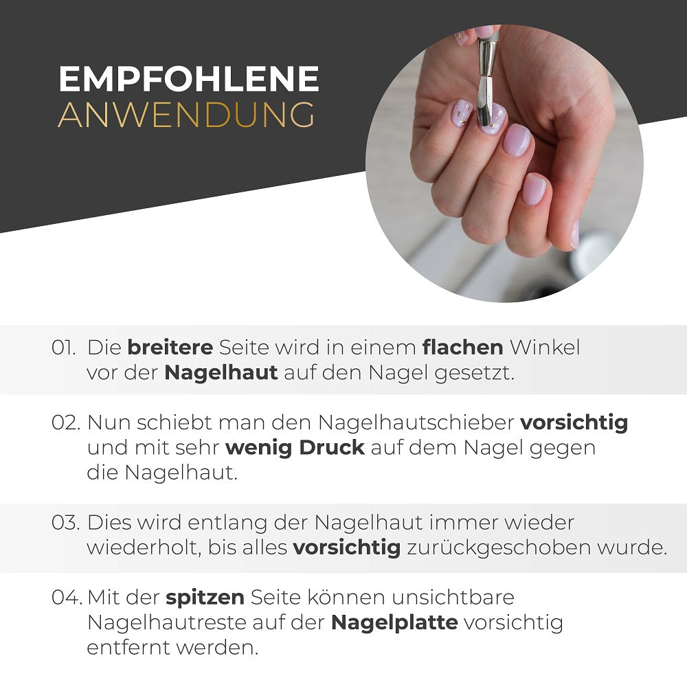 Pro Pusher Nagelhautschieber Rose für Nageldesign Nägel & Nagelstudios Pro Pusher Nagelhautschieber Rose, entferner, Nagelhaut, rosenholzstäbchen, schieber für Nägel im Nageldesign & Nagelstudios